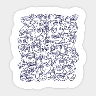 In a Crowd Sticker